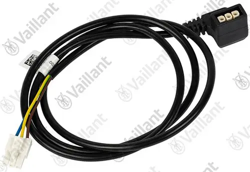 Vaillant Kabel mit mehreren Leitungen, verbunden mit Steckverbindern an beiden Enden. Kabel für elektrische Anwendungen.